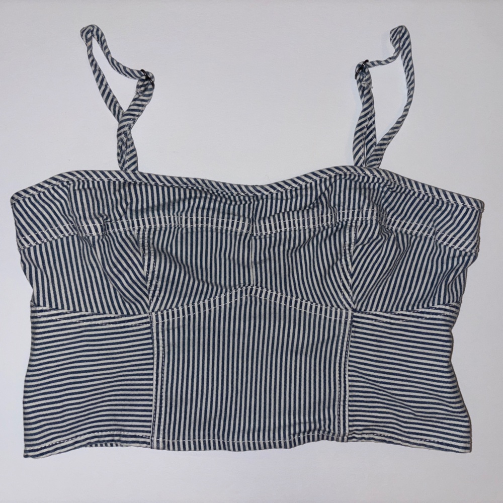 Universal Thread denim striped top